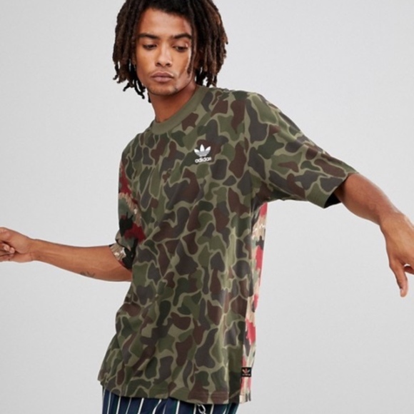 adidas Other - adidas Originals Pharrell Hu Hiking Camo Tee